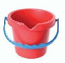 Bucket Red 17.8cmx26.6cm high